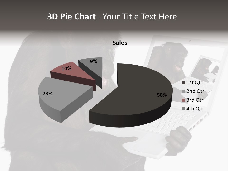 White Smartness Communication PowerPoint Template