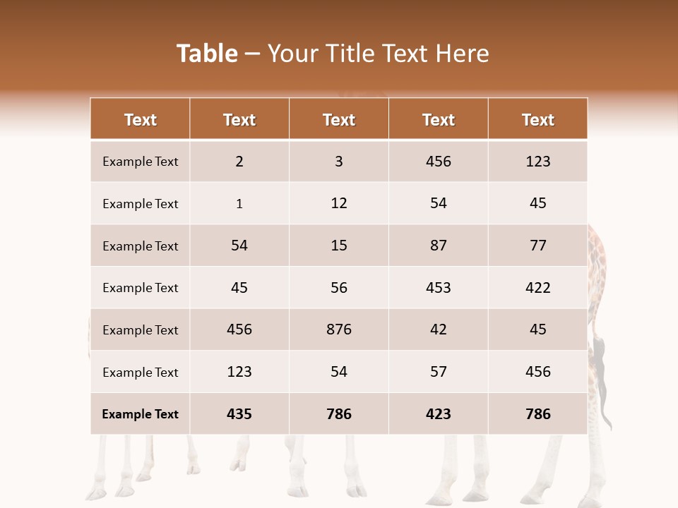 Forest Long Safari PowerPoint Template