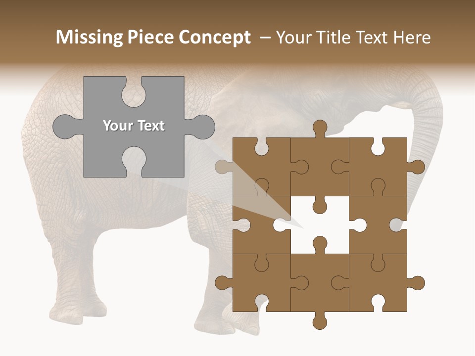 Loxodonta Ivory Safari PowerPoint Template