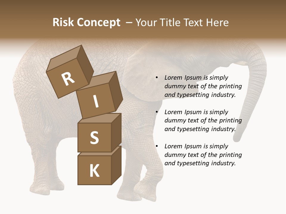Loxodonta Ivory Safari PowerPoint Template
