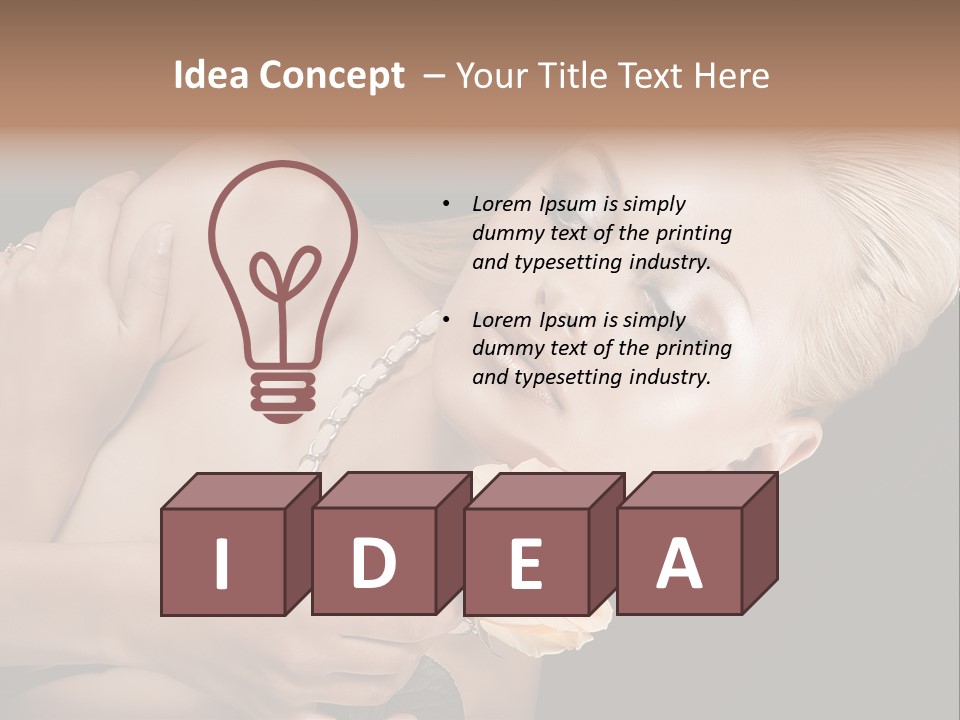 Young Attractive Elegant PowerPoint Template
