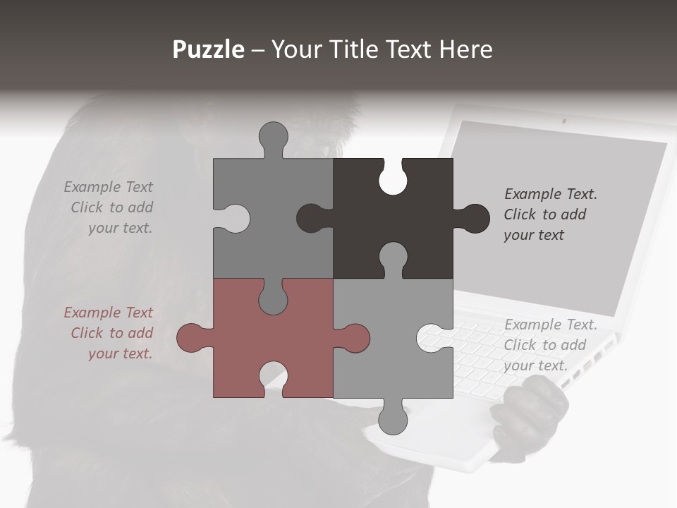 Keyboard Exercising Working PowerPoint Template