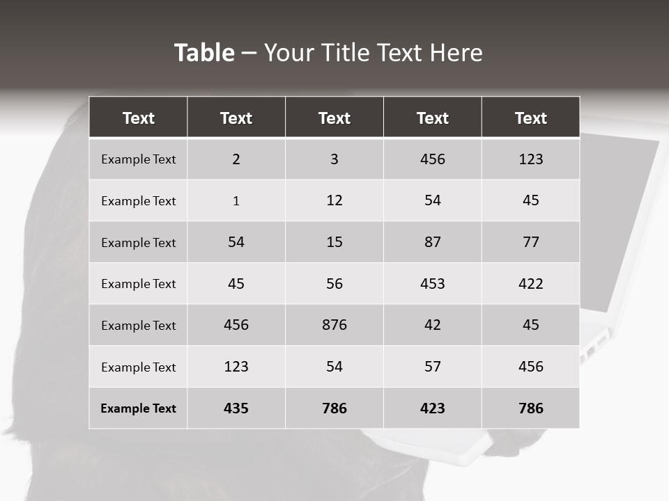 Keyboard Exercising Working PowerPoint Template