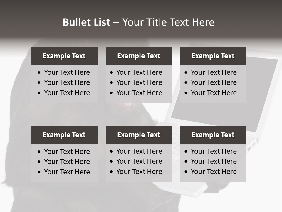 Keyboard Exercising Working PowerPoint Template