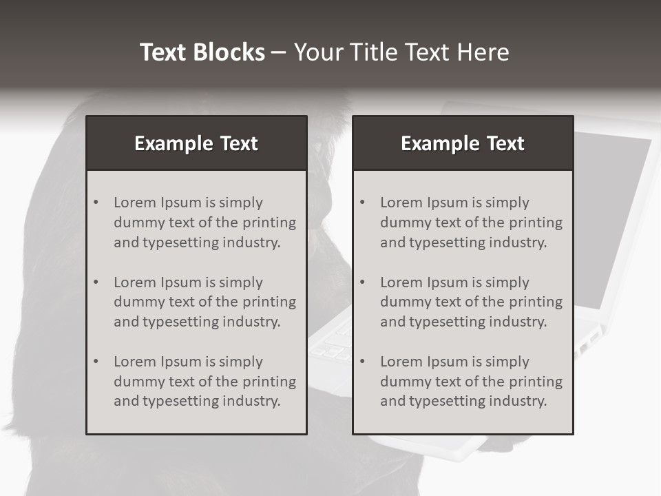 Keyboard Exercising Working PowerPoint Template