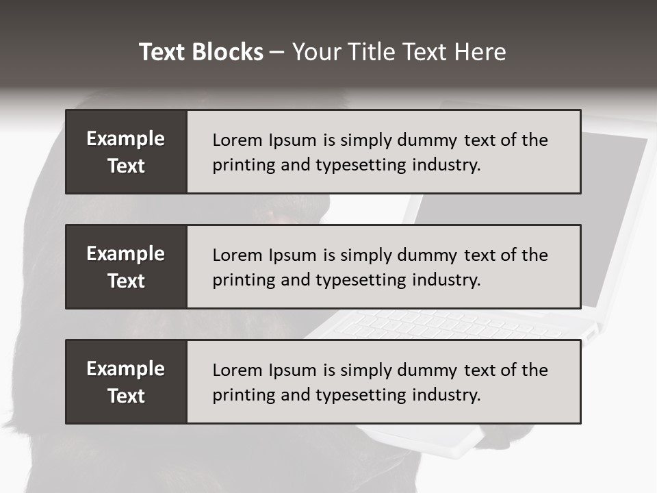 Keyboard Exercising Working PowerPoint Template