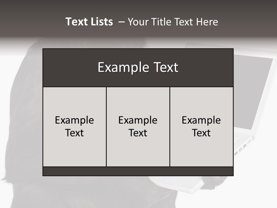 Keyboard Exercising Working PowerPoint Template