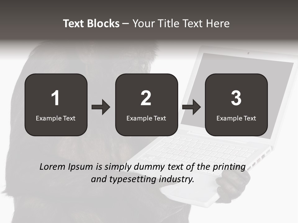 Keyboard Exercising Working PowerPoint Template
