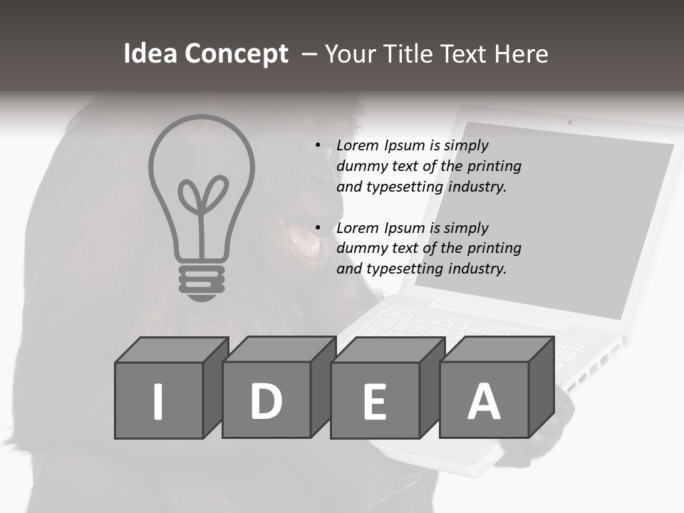 Keyboard Exercising Working PowerPoint Template