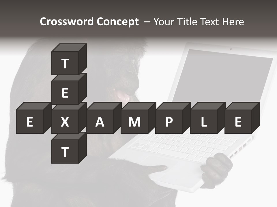 Keyboard Exercising Working PowerPoint Template