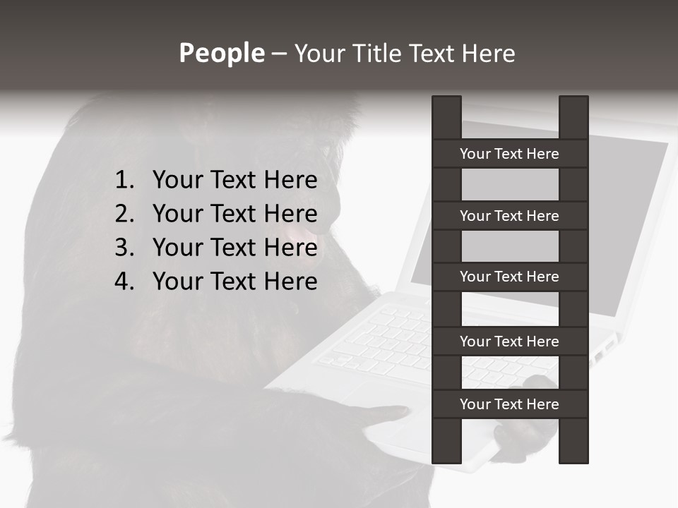 Keyboard Exercising Working PowerPoint Template