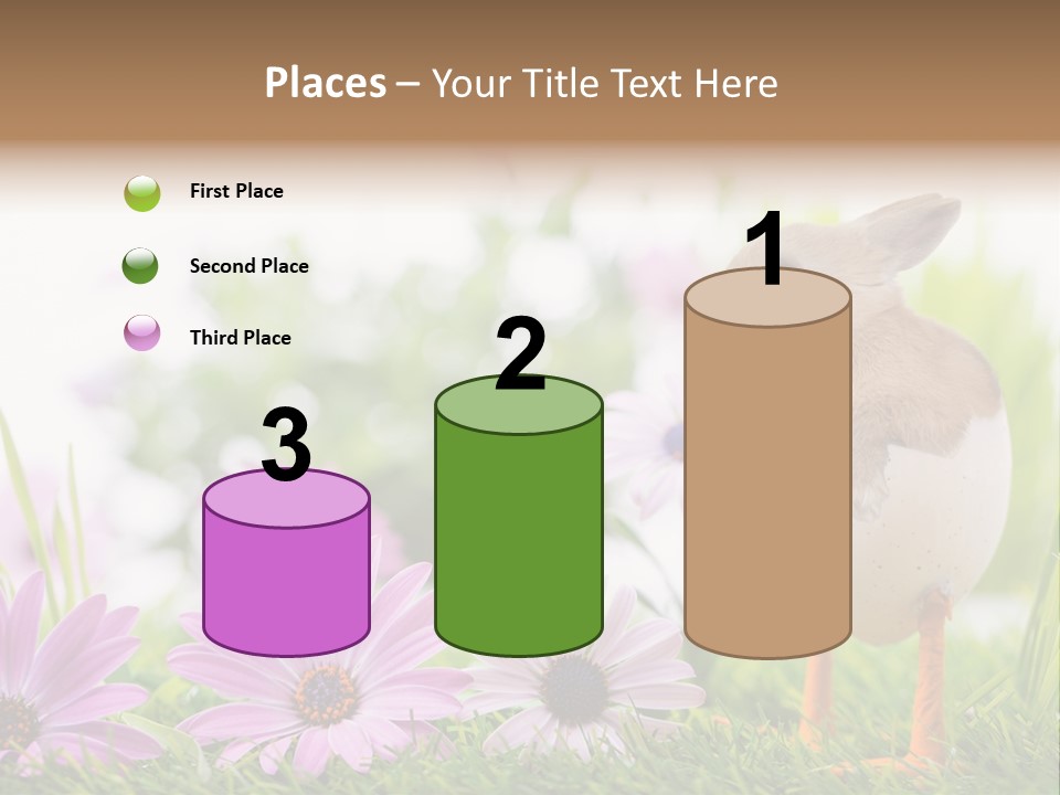 Blumen Freude Park PowerPoint Template