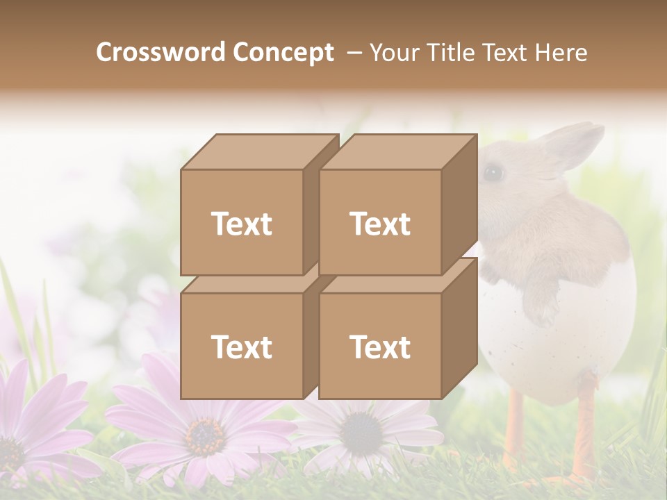 Blumen Freude Park PowerPoint Template