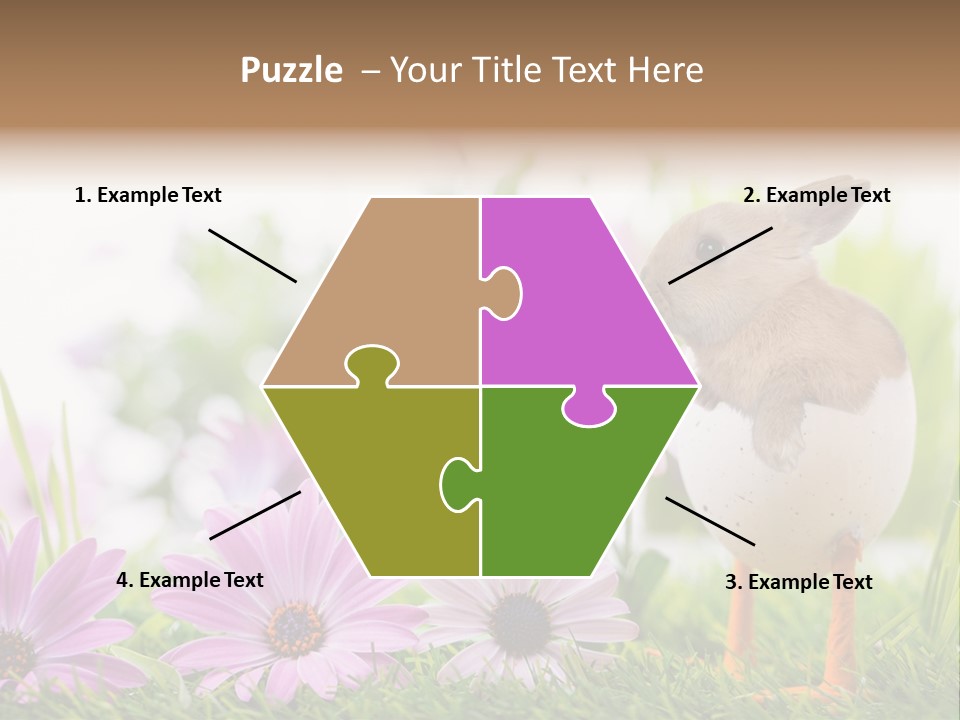 Blumen Freude Park PowerPoint Template