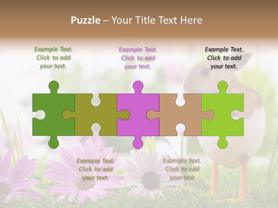 Blumen Freude Park PowerPoint Template