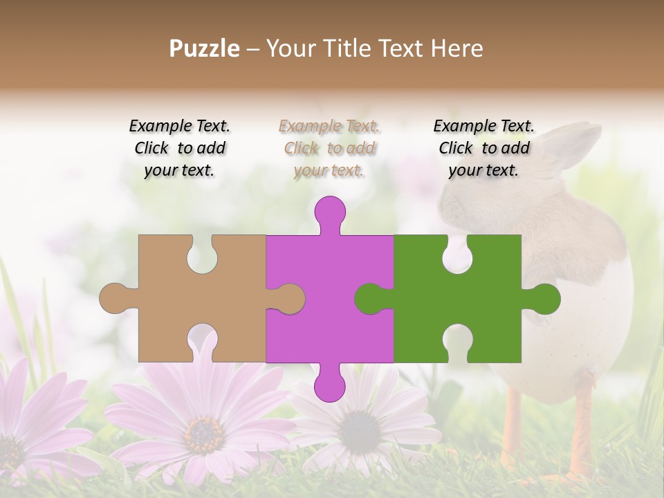 Blumen Freude Park PowerPoint Template