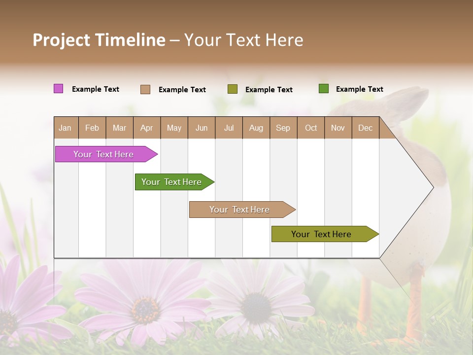 Blumen Freude Park PowerPoint Template