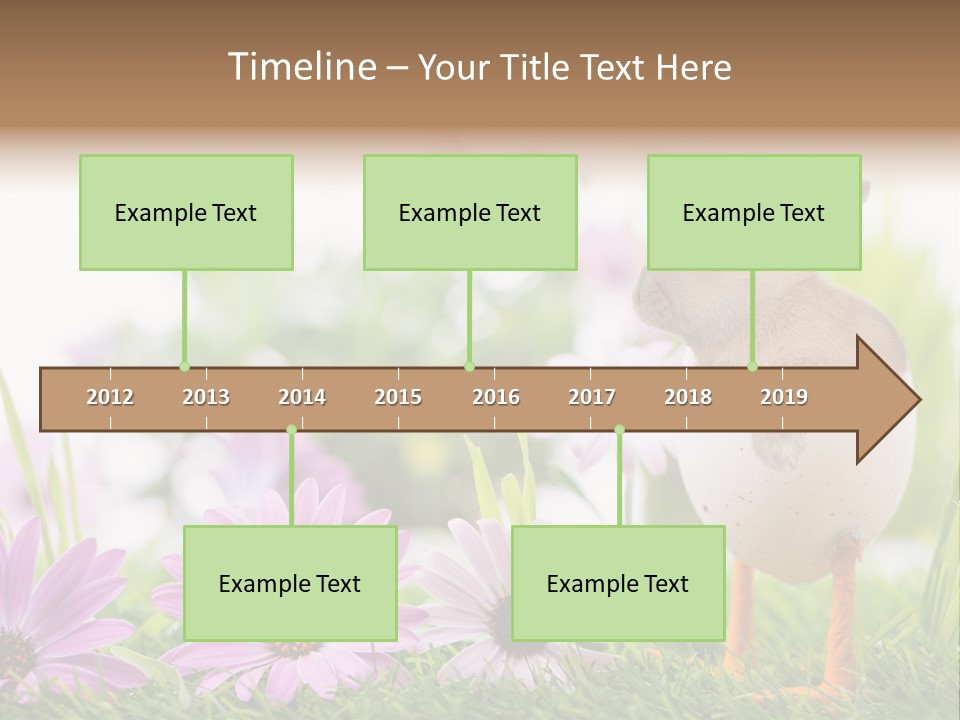 Blumen Freude Park PowerPoint Template