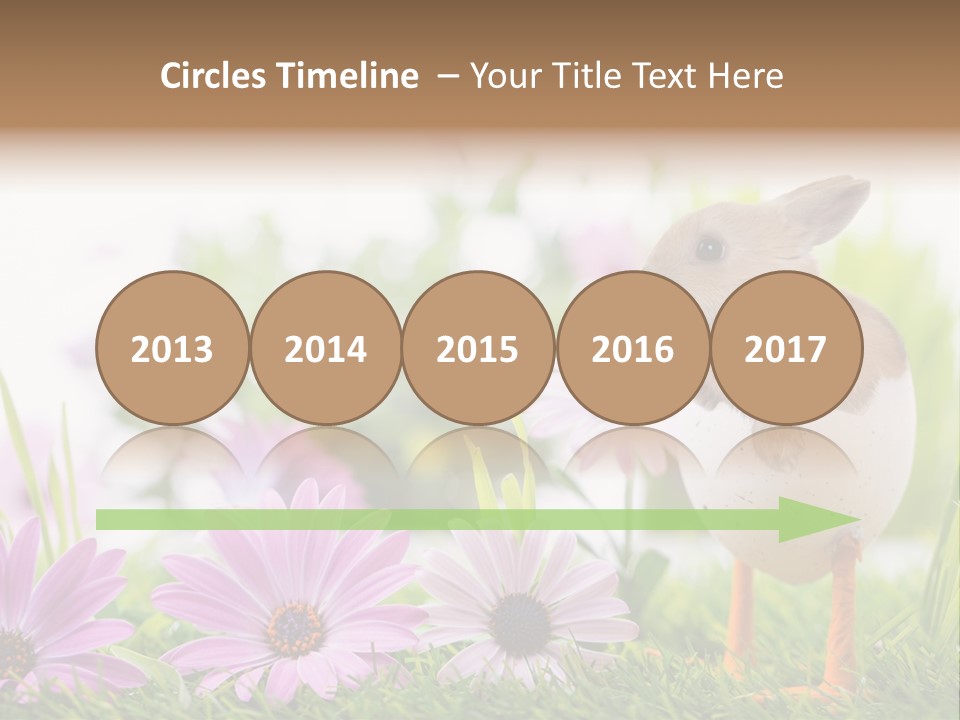 Blumen Freude Park PowerPoint Template