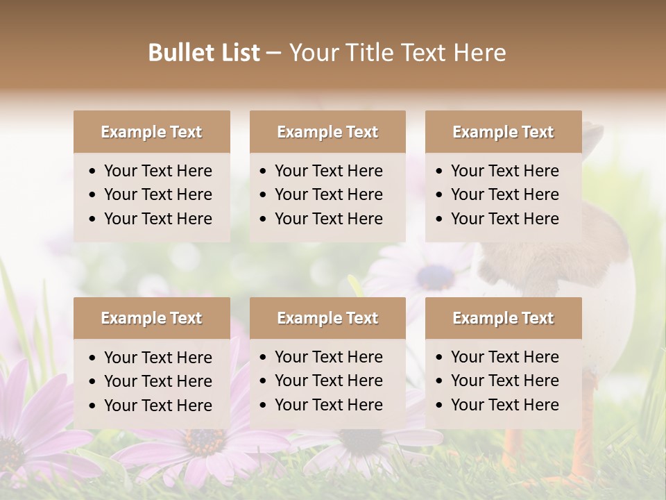 Blumen Freude Park PowerPoint Template