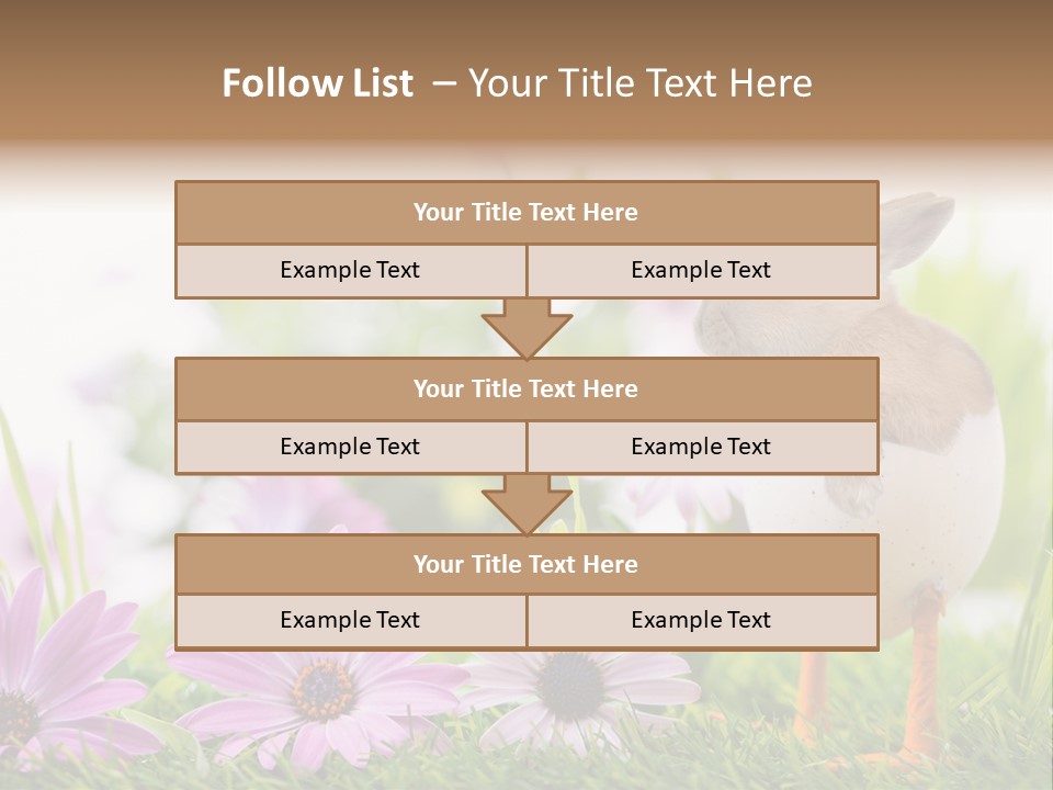 Blumen Freude Park PowerPoint Template