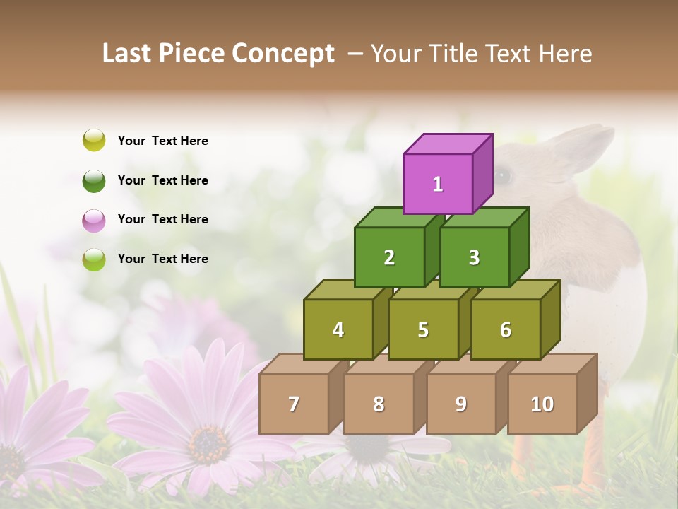 Blumen Freude Park PowerPoint Template