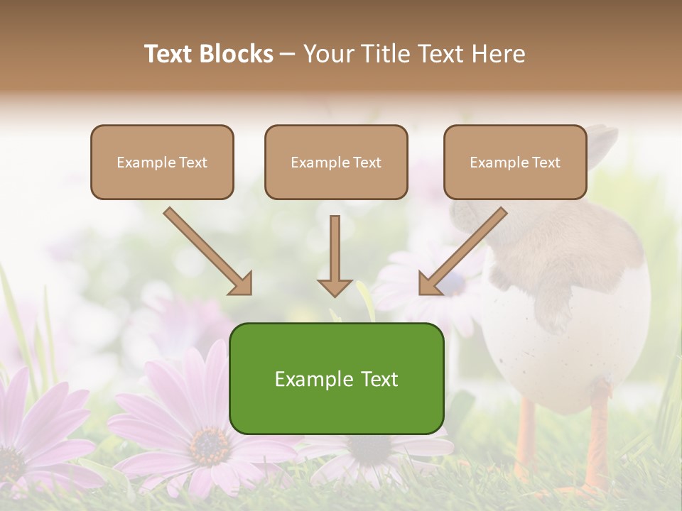 Blumen Freude Park PowerPoint Template