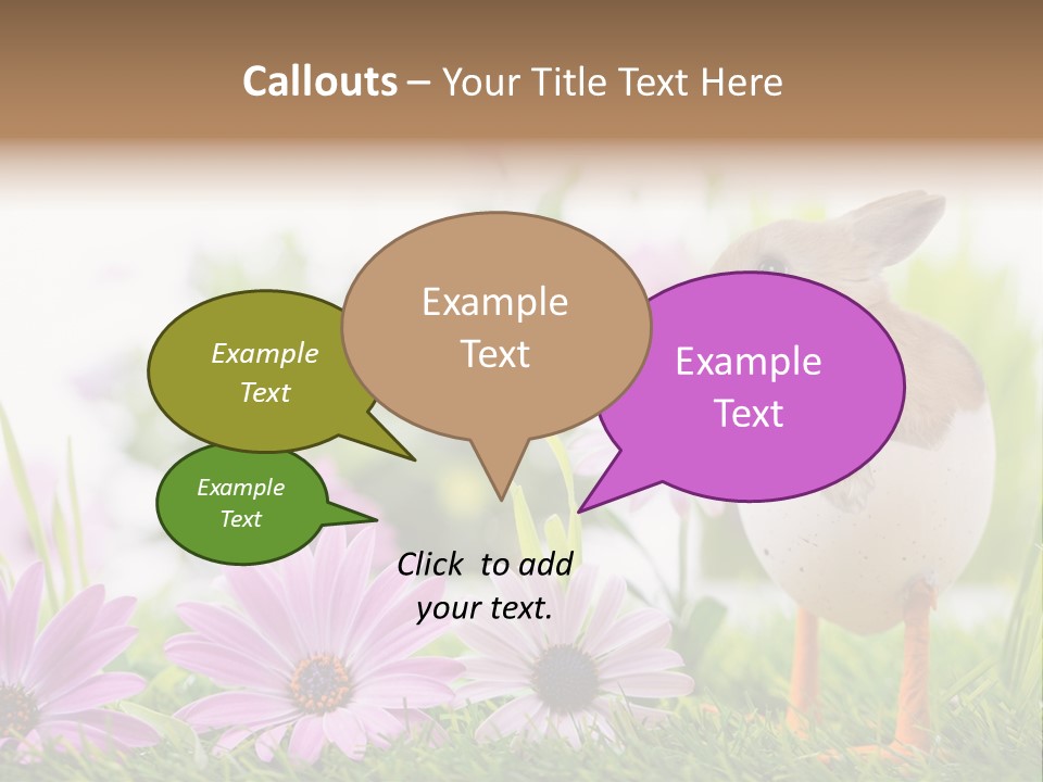 Blumen Freude Park PowerPoint Template