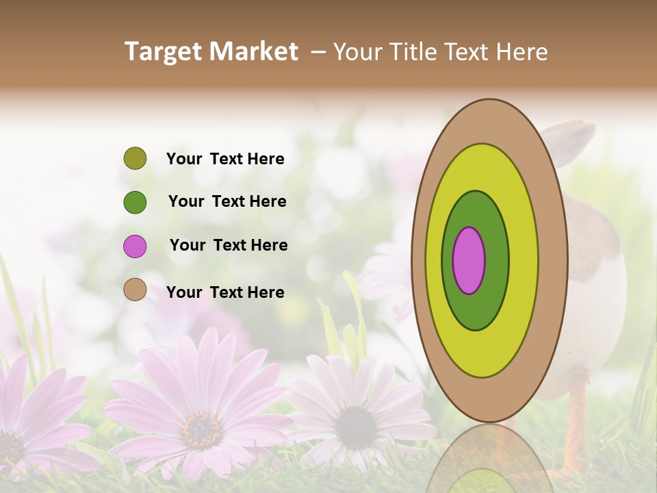 Blumen Freude Park PowerPoint Template