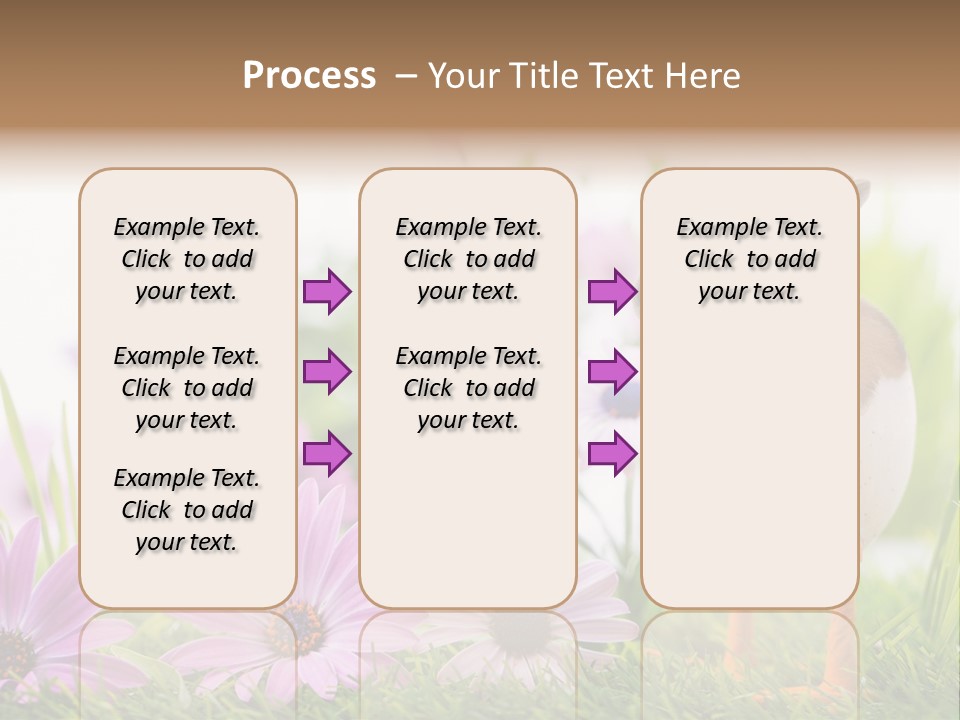 Blumen Freude Park PowerPoint Template