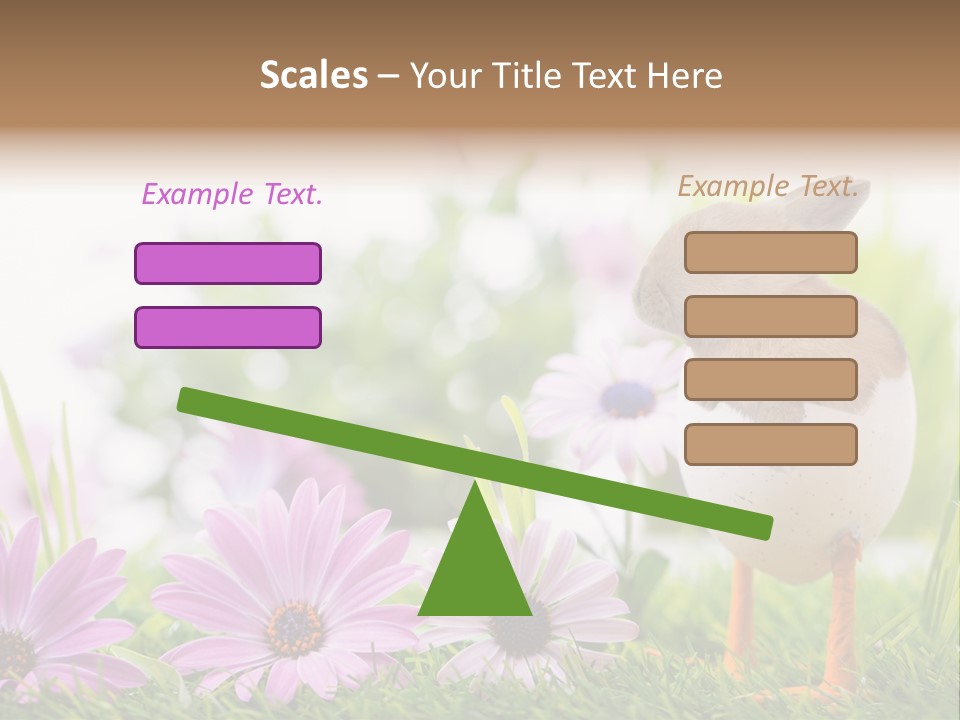 Blumen Freude Park PowerPoint Template