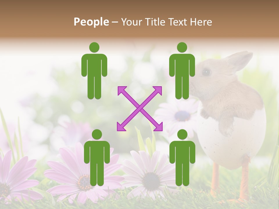 Blumen Freude Park PowerPoint Template