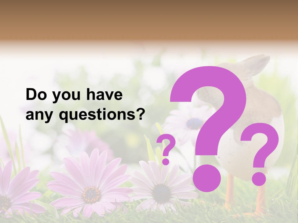 Blumen Freude Park PowerPoint Template