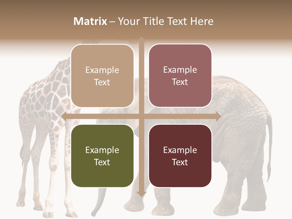 Slim African Nature PowerPoint Template