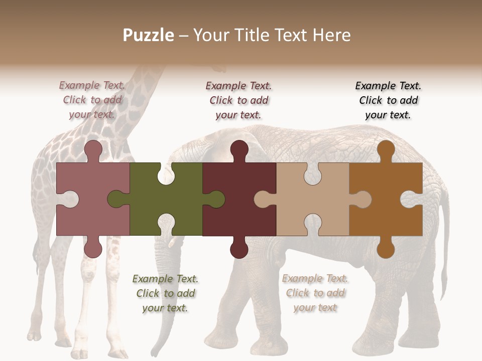 Slim African Nature PowerPoint Template