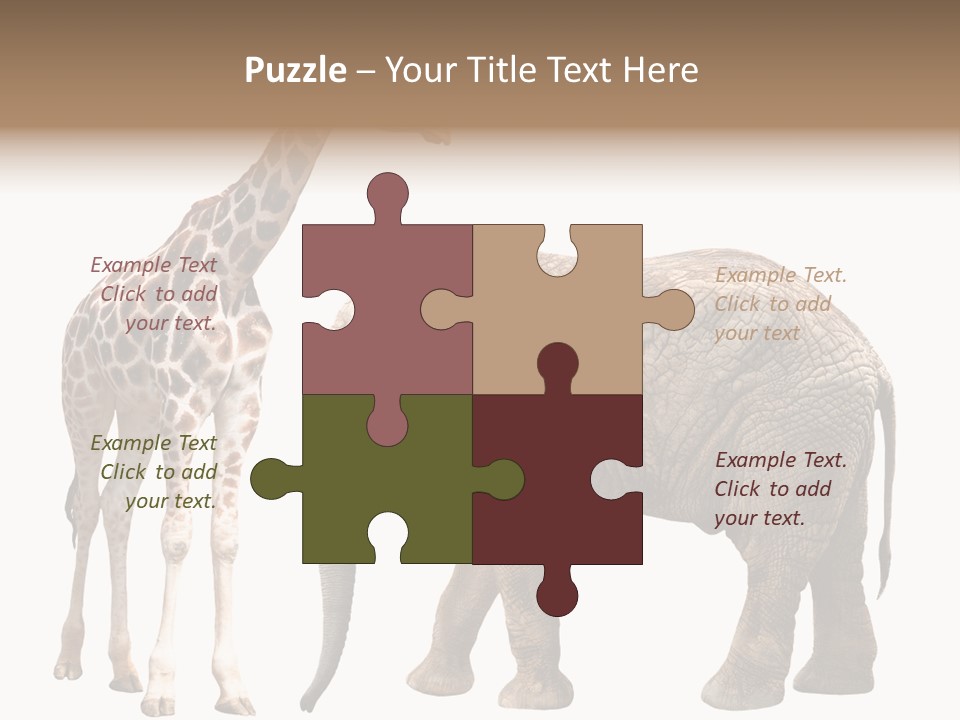 Slim African Nature PowerPoint Template