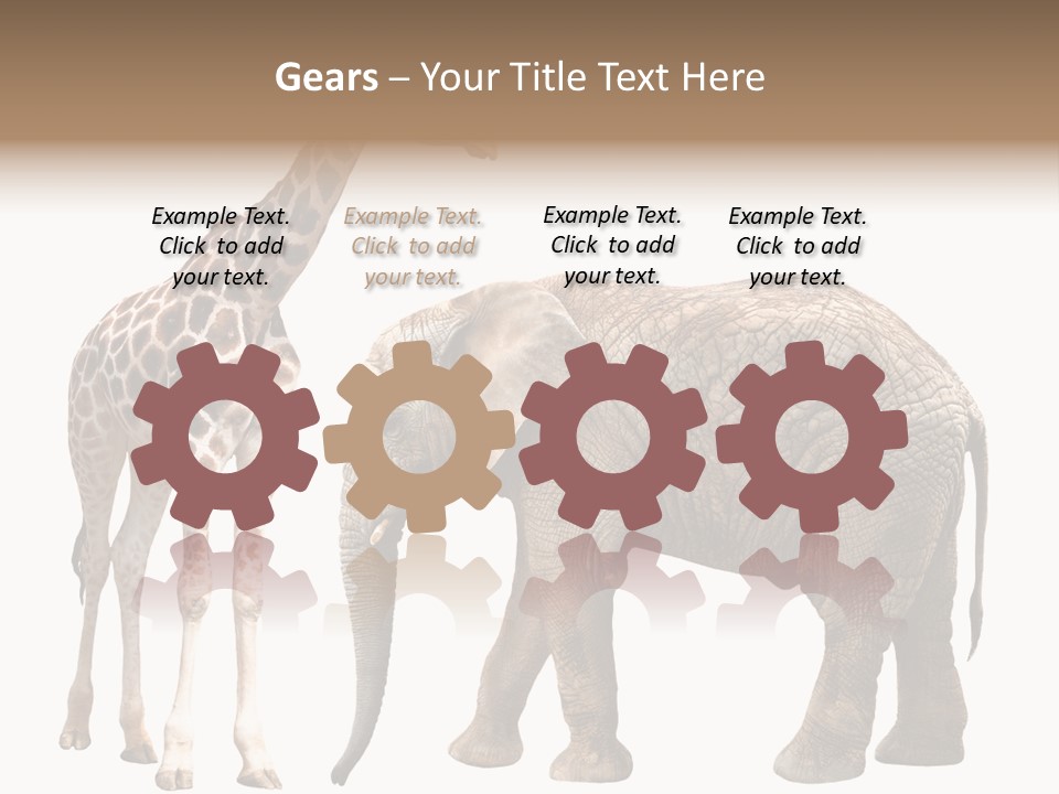 Slim African Nature PowerPoint Template