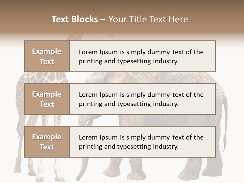 Slim African Nature PowerPoint Template