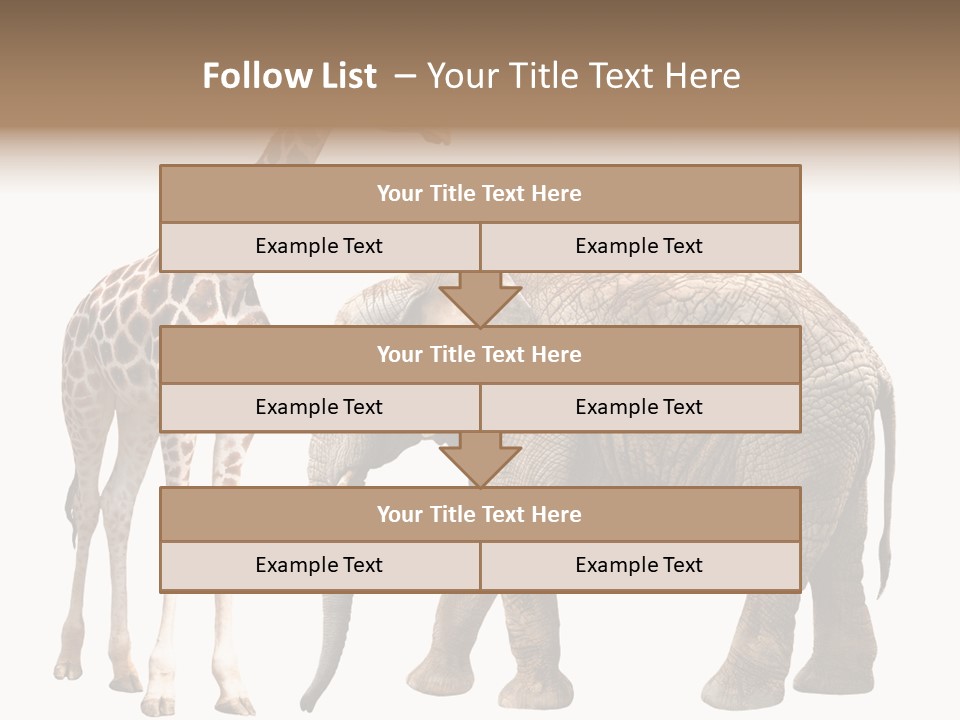 Slim African Nature PowerPoint Template