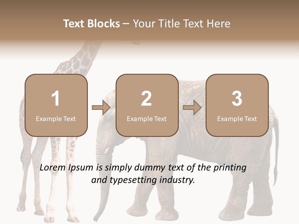 Slim African Nature PowerPoint Template