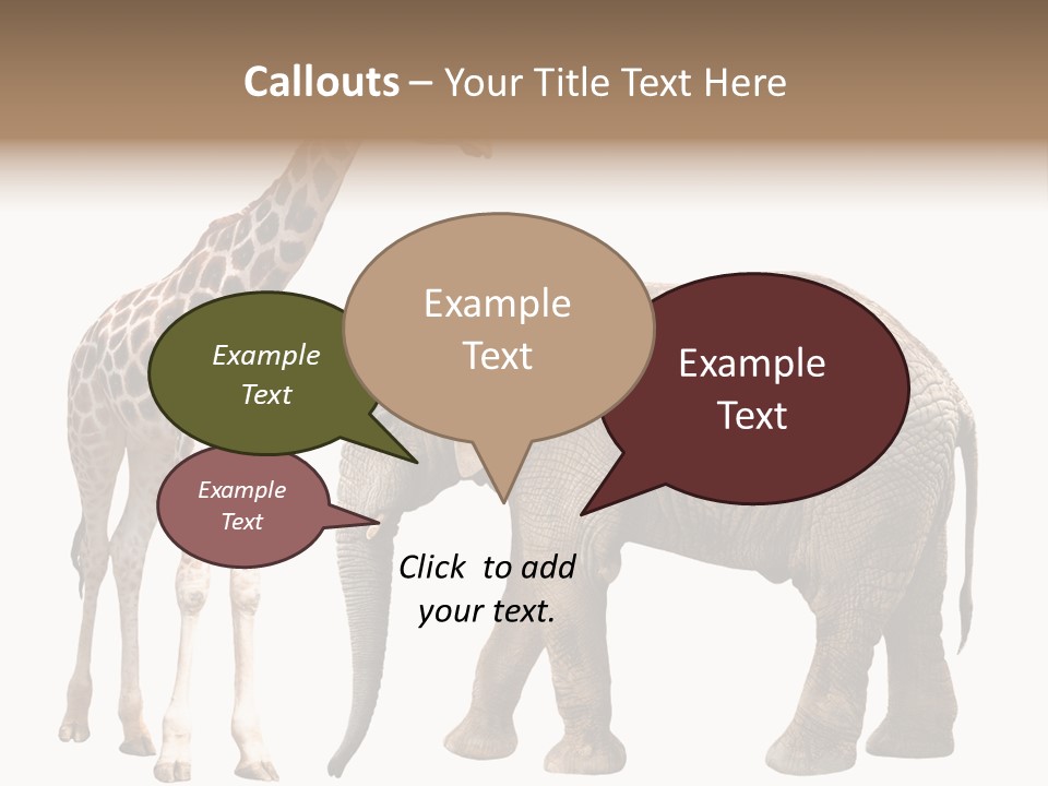 Slim African Nature PowerPoint Template