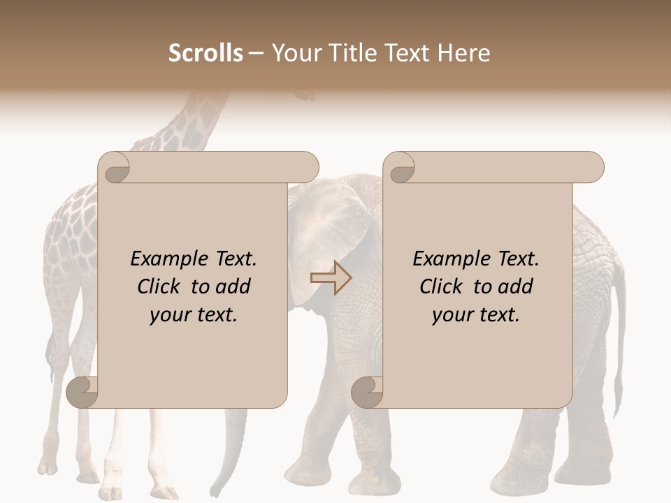 Slim African Nature PowerPoint Template