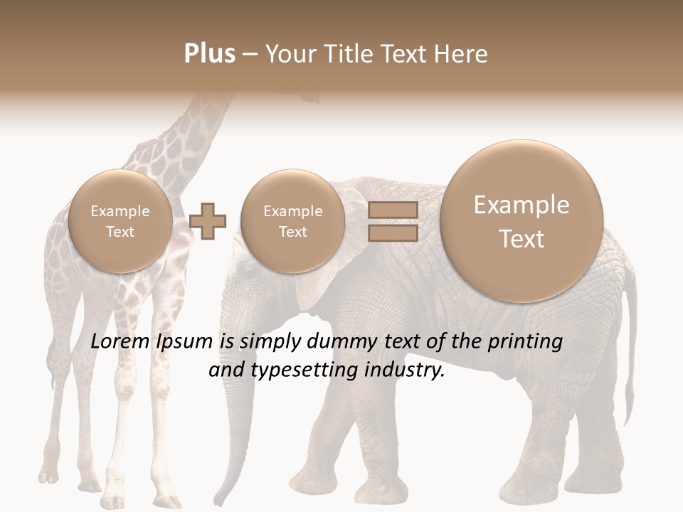 Slim African Nature PowerPoint Template