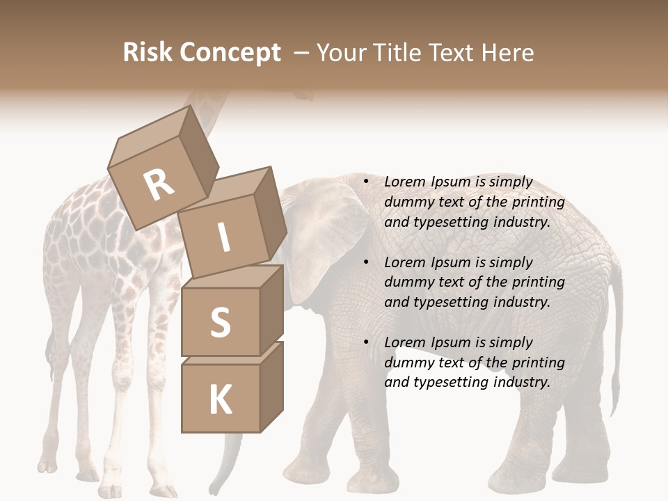 Slim African Nature PowerPoint Template