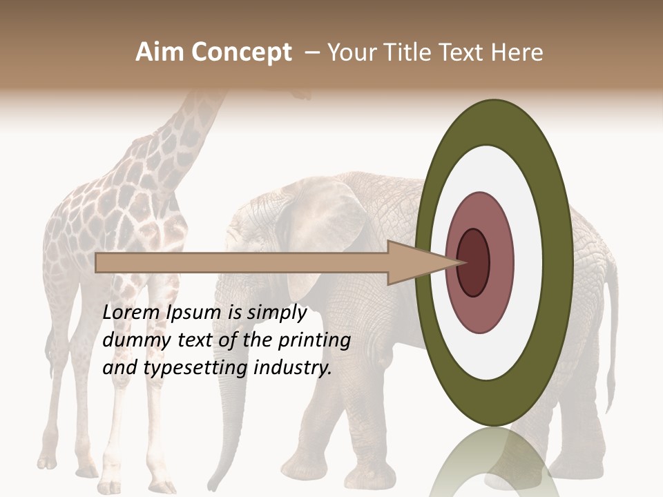 Slim African Nature PowerPoint Template