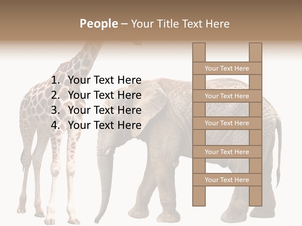 Slim African Nature PowerPoint Template