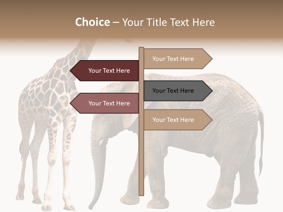 Slim African Nature PowerPoint Template