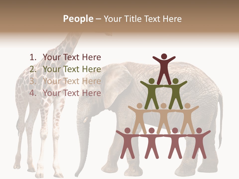 Slim African Nature PowerPoint Template