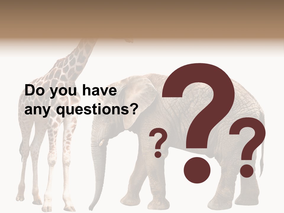 Slim African Nature PowerPoint Template