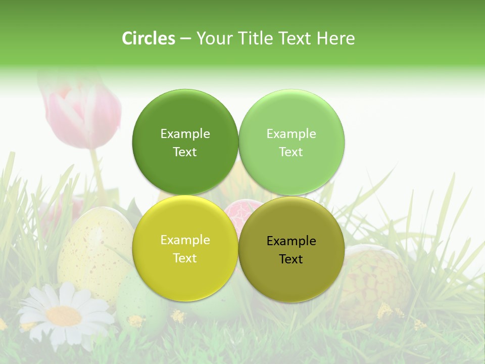 Ostereier F Lachen Osterfest PowerPoint Template